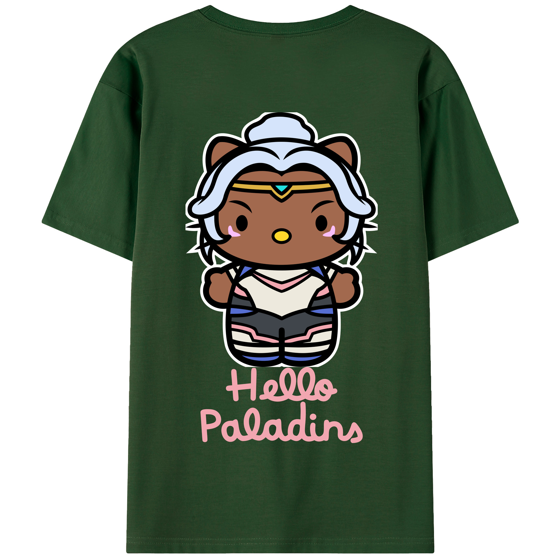 （画像用） Hello Kitty ハローキティ 綿100％半袖Tシャツ（背面プリント）